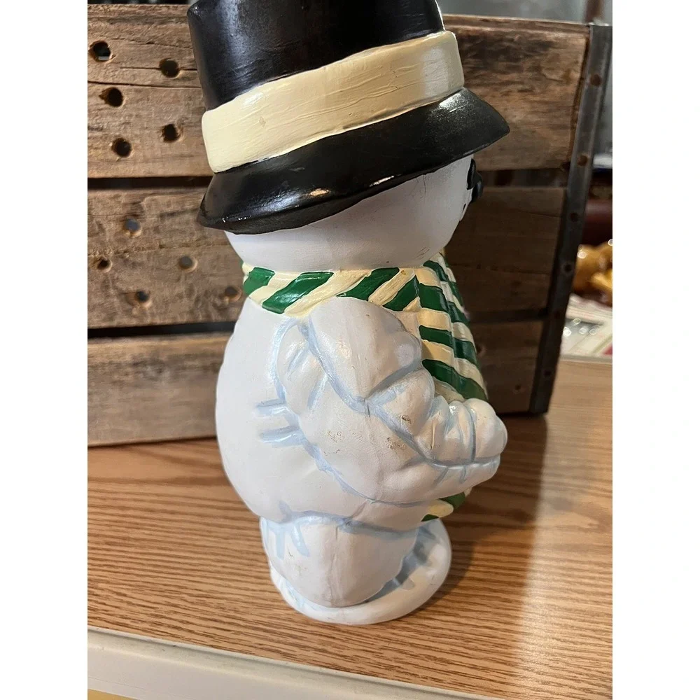 Hand Painted CERAMIC SNOWMAN‎ FIGURE 11.5